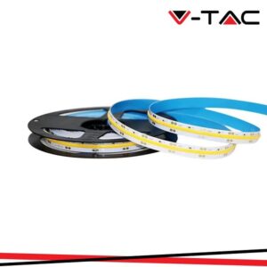 Strip LED COB IP20 280 Led/mt 10w/mt Luce Fredda 24V 8mm